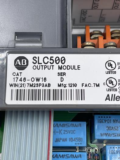 Used Allen-Bradley 1746-OW16 Ser D 