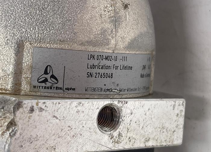 Used Allen-Bradley MPL-B1530U-VJ74AA Ser.A, Witt LPK-070-M02-10-111