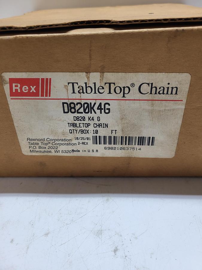 REX TableTop Chain D820K4G 10ft