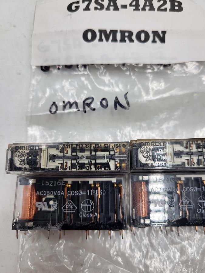 G7SA-4A2B DC24 SAFETY RELAY OMRON Industrial Automation **NEW**