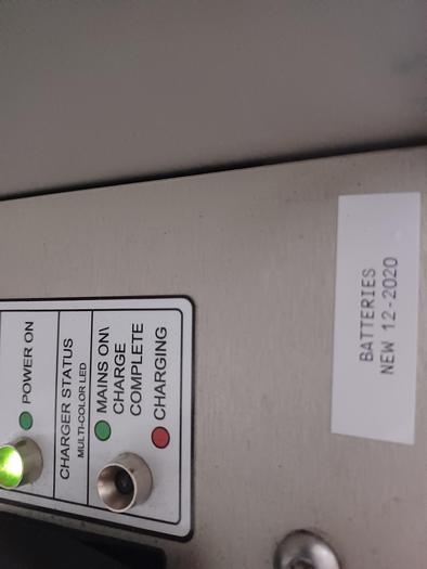 Used Citus jacketed mixing kettle and Alum-a-lift lifting cart