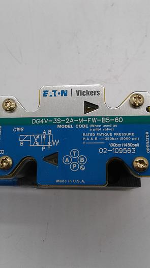 Eaton Vickers DG4V-35-2A-M-FW-B5-60 Operator