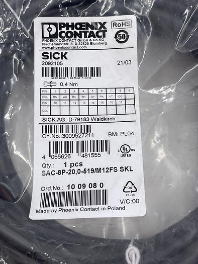 PHOENIX CONTACT SAC-8P-20,0-519/M12FS SKL