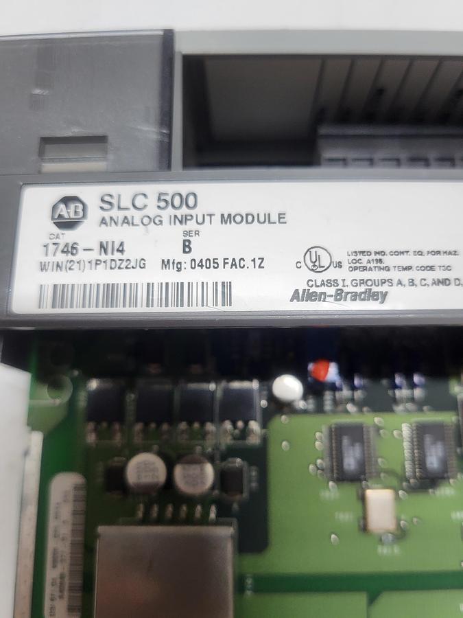 Used Allen-Bradley SLC500 Analog Input Module 1746-N14 Ser.B