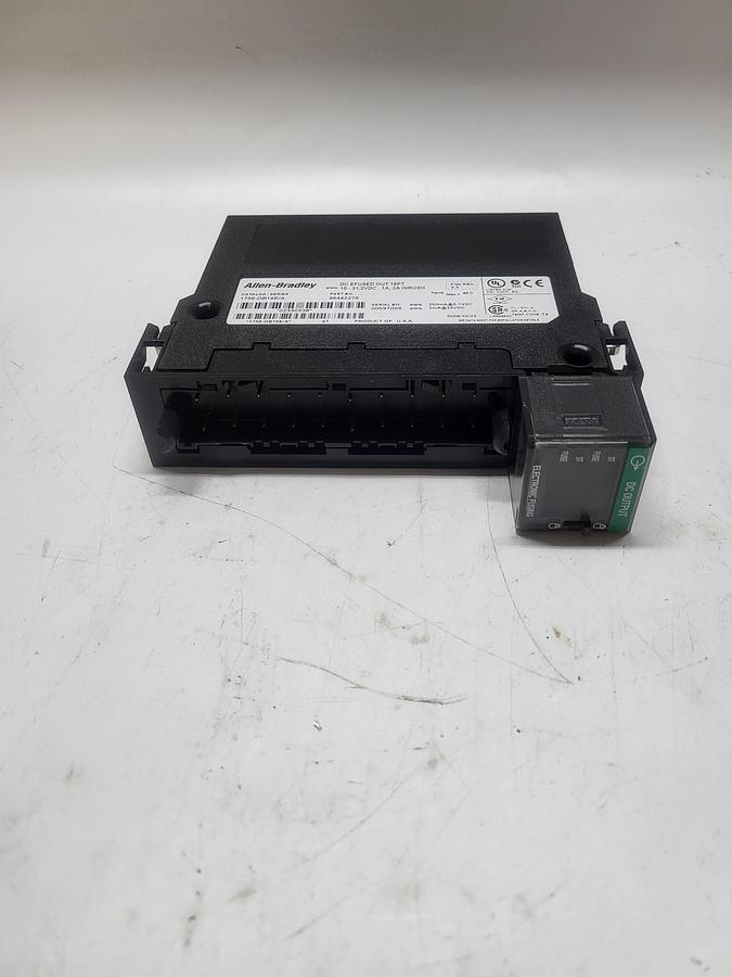Used Allen-Bradley DC Efused Out 16PT 1756-OB16E Ser.A