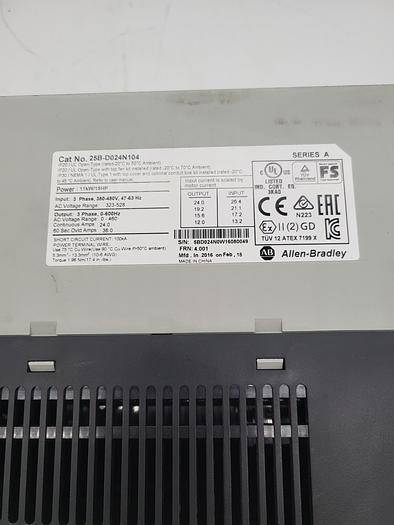 Allen-Bradley Powerflex 525 25B-D024N104 Ser.A