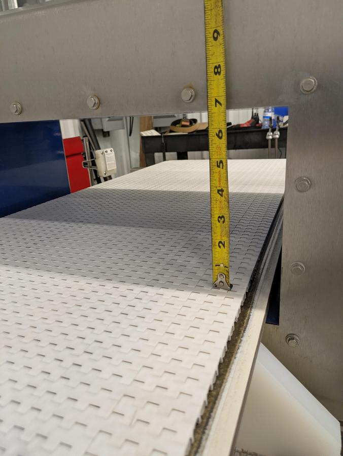 Used Loma IQ-3 e plus metal detector, stainless conveyor