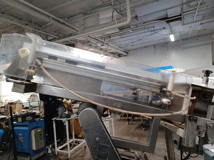 Used Safeline metal detector 12" x 3" opening