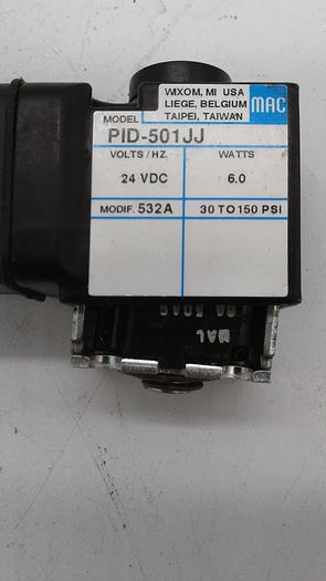 Used Mac PID-501JJ Plug Valves