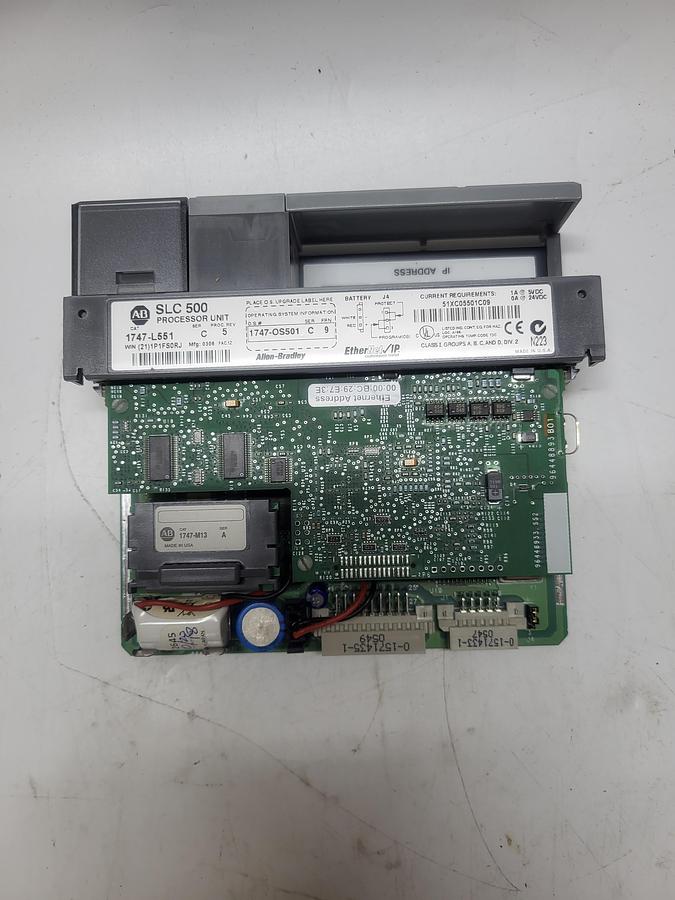 Used Allen-Bradley SLC500 1747-L551 Ser.C