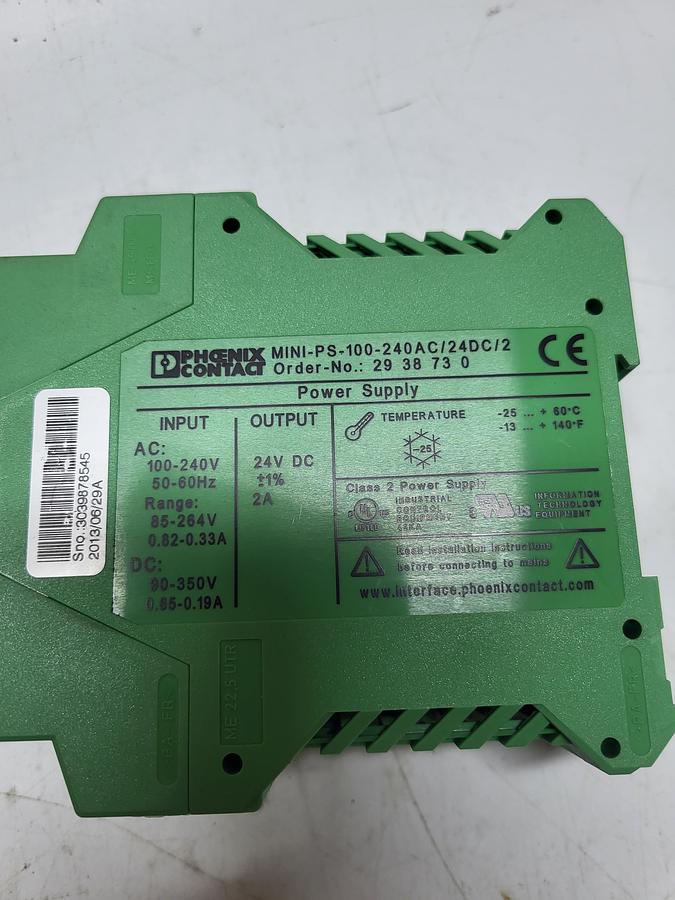 Used Phoenix Contact MINI-PS-100-240AC/24DC/2