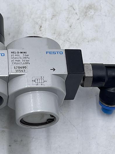 Used FESTO LFR-D-MINI,HEE-D-MINI-24,HEL-D-MINI…..