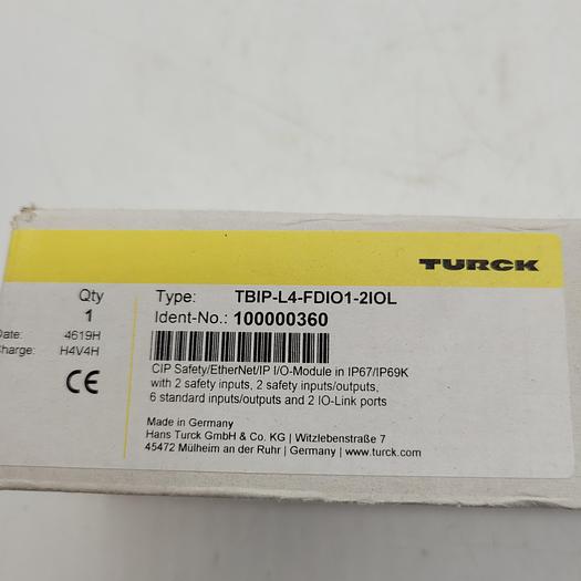 Turck TBIP-L4-FDIO1-21OL CIP Safety