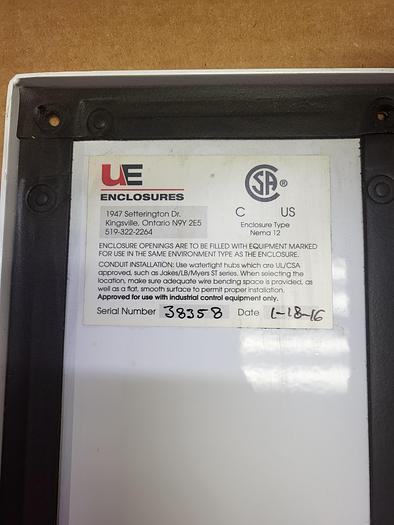 UE Nema 12 Type enclosure