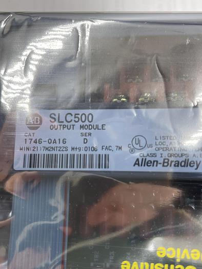 Used Allen-Bradley 1746-OA16 Ser D 