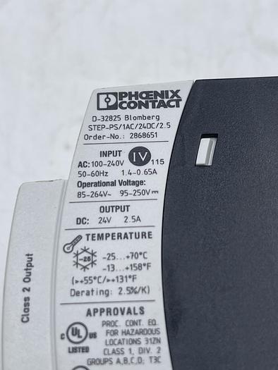 Used PHOENIX CONTACT D-32825