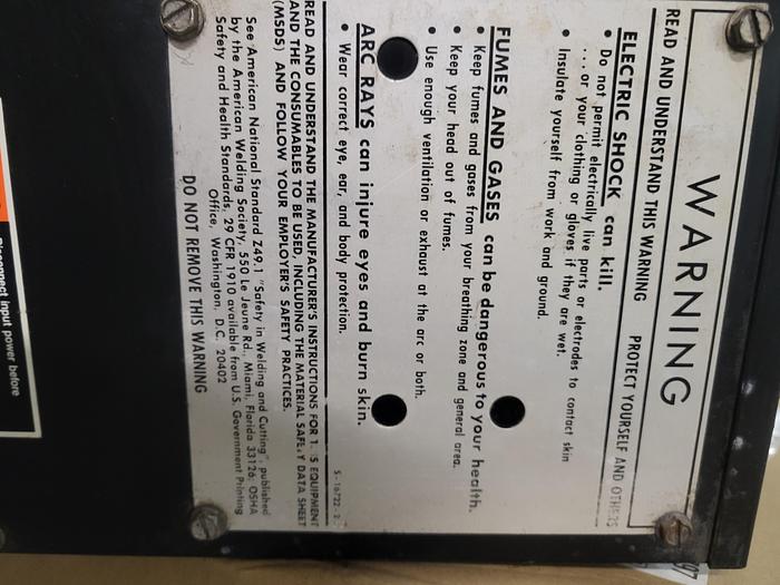 Used Lincoln Arc Welder NA-5R Interface Adapter
