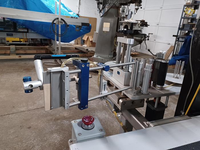 Used Belcor Model 130 Top and bottom case sealer taper with labeler