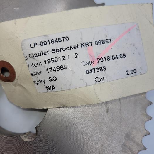 MADLER SPROCKET KRT 06B57 LP-00164570 / ITEM: 195012/2
