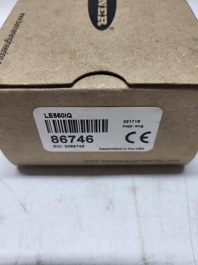 Banner LE550IQ 86746 New! in Box!