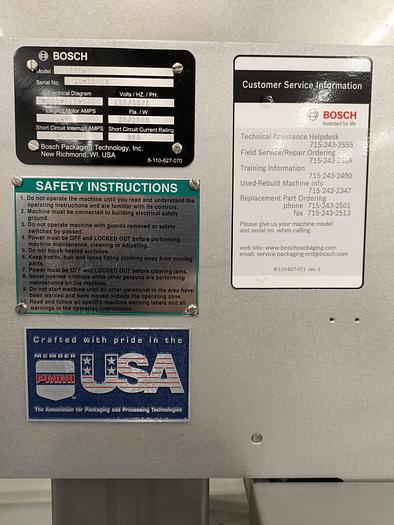 Used Bosch Doboy 550-M medical grade bag sealer