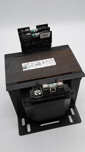 Used Littel Fuse Fuse Holder Listed 12U1 & Industrial Control Transformer E1000
