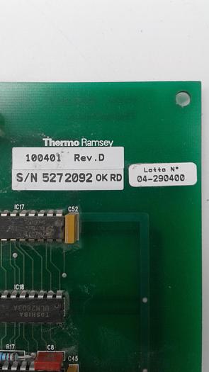 Used Thermo Ramsey 100401 5272092 Circuit Board