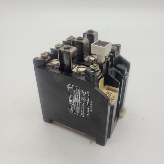 Used Allen-Bradley 592-J0V16 Control Circuit Ratings