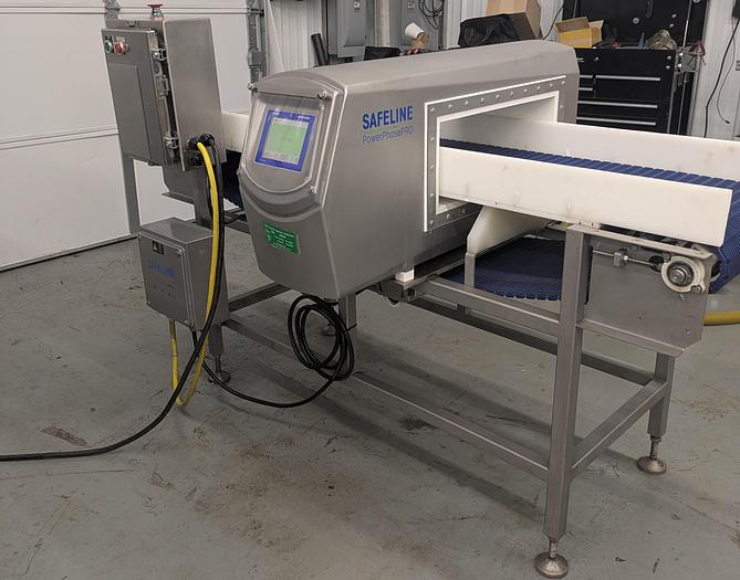 Used Safeline Power Phase Pro, stainless frame, 110v, variable speed drive