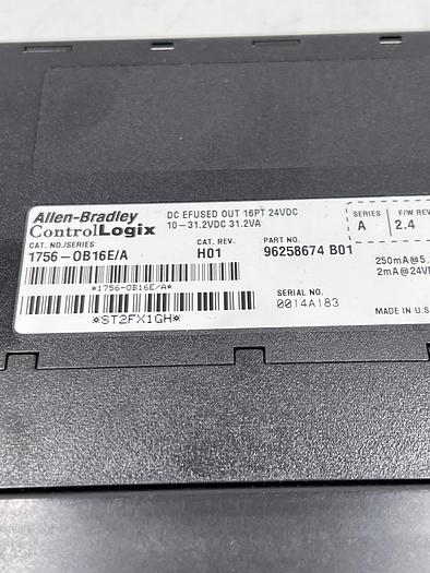 Used Allen-Bradley 1756-OB16E Ser A 