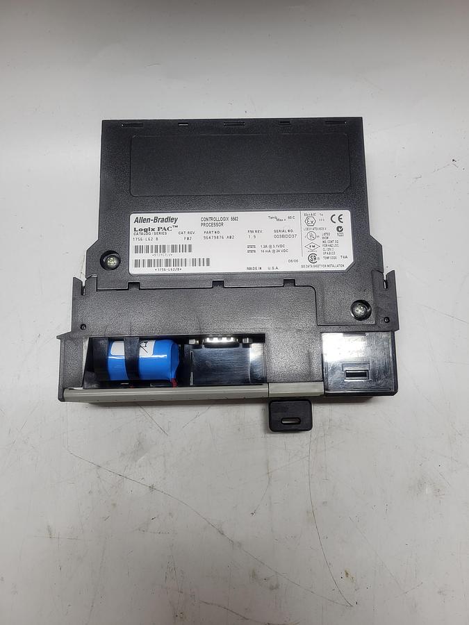 Used Allen-Bradley Control Logix 5562 Processor 1756-L62 Ser.B