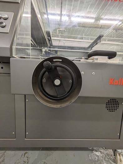 Used Kallfass Universa Servo 500 high speed automatic shrink wrap / with heat tunnel