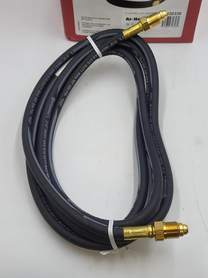 Harris (Continental brand) 10' 3/16" inert gas hose ONLY *New in box* 200 PSI hose from model 355 kit