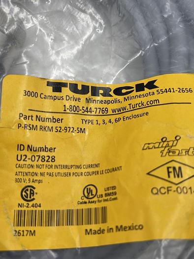 TURCK P-RSM RKM 52-972-5M