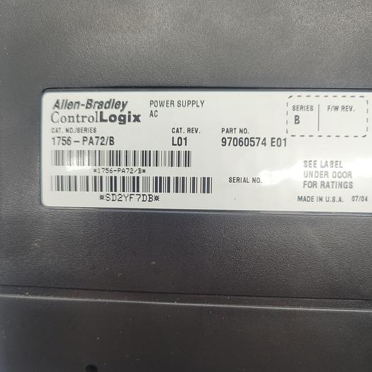 Used Allen-Bradley 1756-PA72 Ser.B