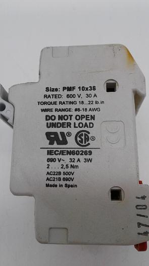 Used DF PMF 10x38 IEC60269