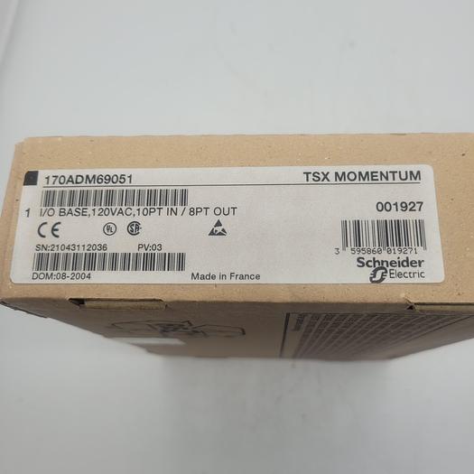 Schneider Electric TSX Momentum I/O Base, 120VAC 170ADM69051