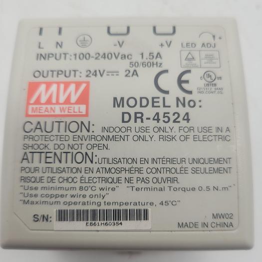 Used Mean Well DR-4524 Terminal
