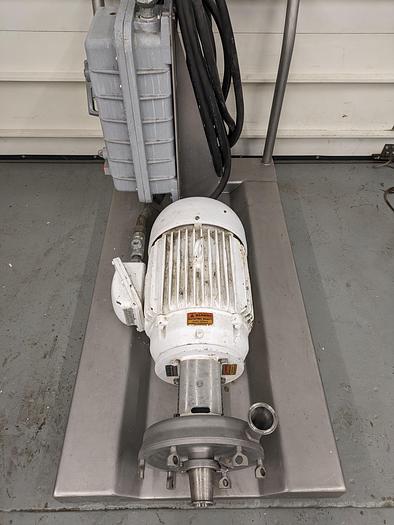 Used tri-clover pump CL2284MDG A-B hazardous location disconnect type 7-9-3R rolling cart