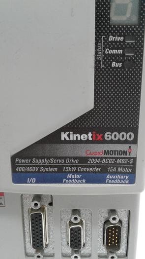 Used Allen-Bradley Kinetix 6000 Guard Motion 2094-BC02-MD2-S Power Supply