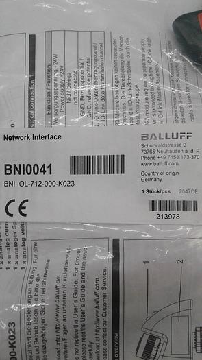 BALLUFF Sensor BN10041