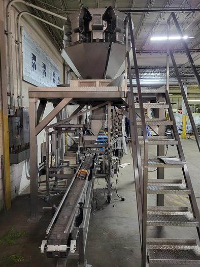 Used Ohlson MHW-CW1005 MULTI HEAD (10 HEAD) FILLER / BAGGER