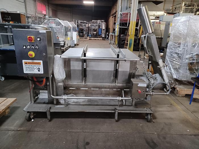 Used 10" auger 4'8" long chunker VFD portioner