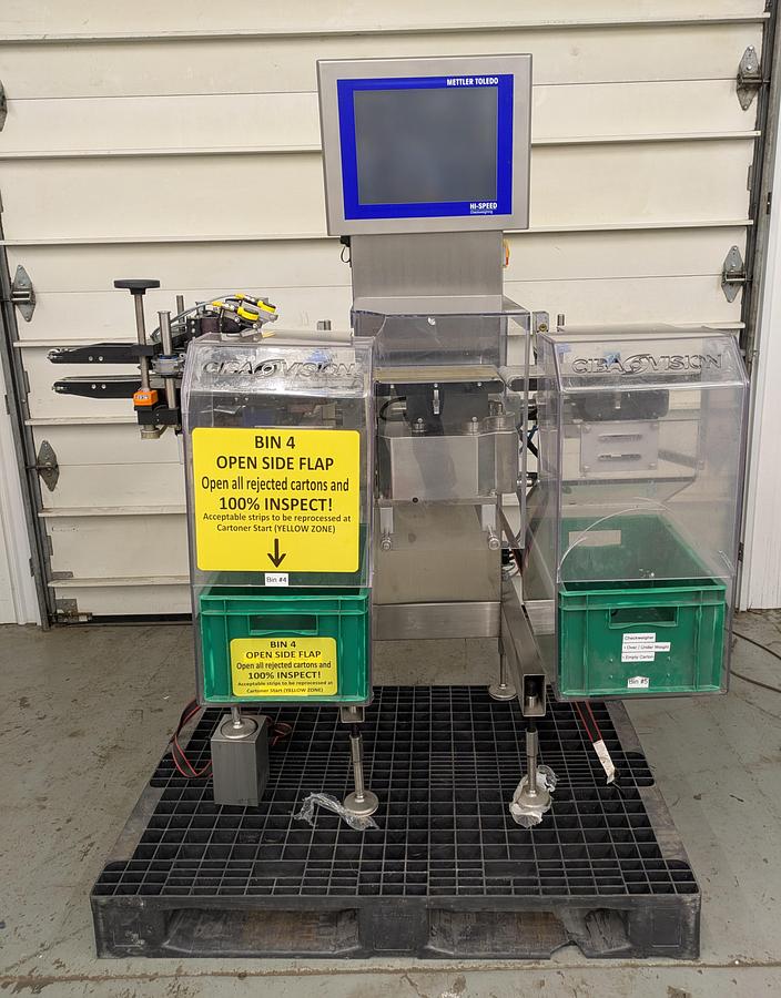 Used Mettler Toledo XS check weigher