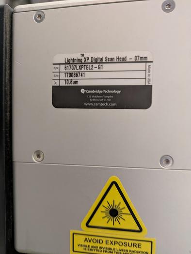 Used Telesis CO10AP laser marking machine. 