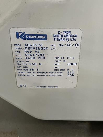 Used K-TRON Soder