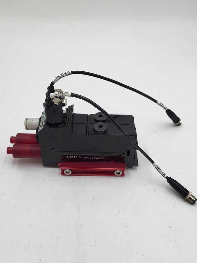 Used Piab DOUBLE P3010.00.AA.09.AA.05 & aluminum mounting plate