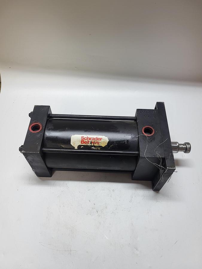 Used Schrader FAE11 6911 Pneumatic Air Tie Rod Cylinder