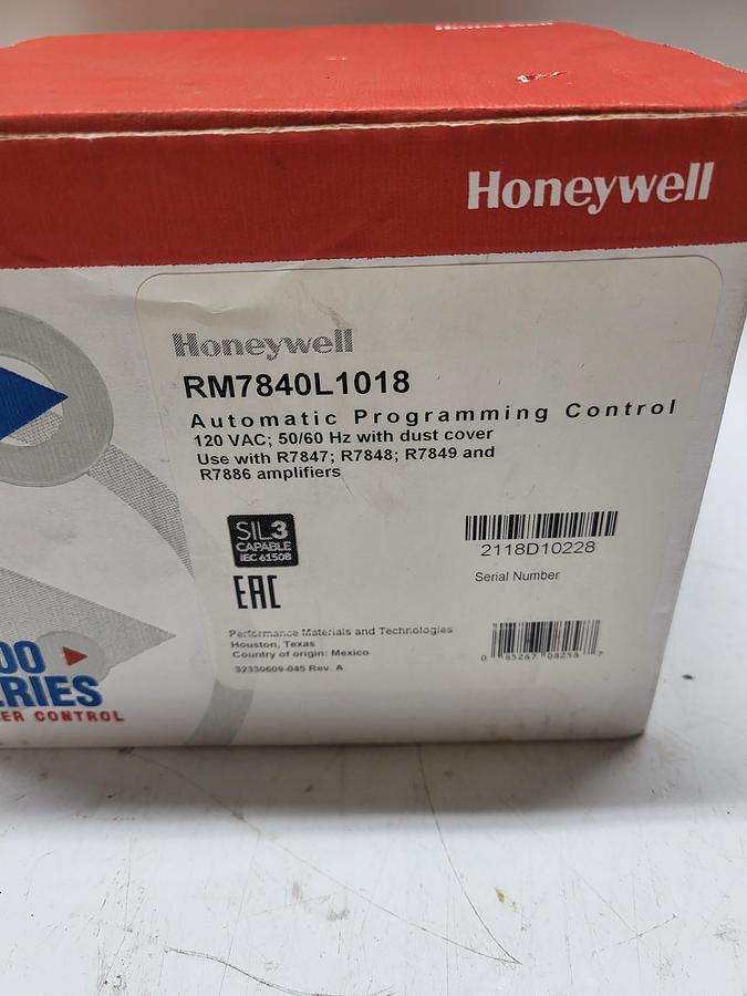 Used Honeywell RM7840L1018