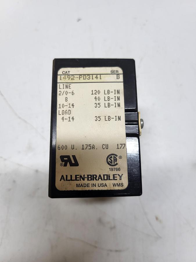 Used Allen-Bradley 1492-PD3141 Ser.B